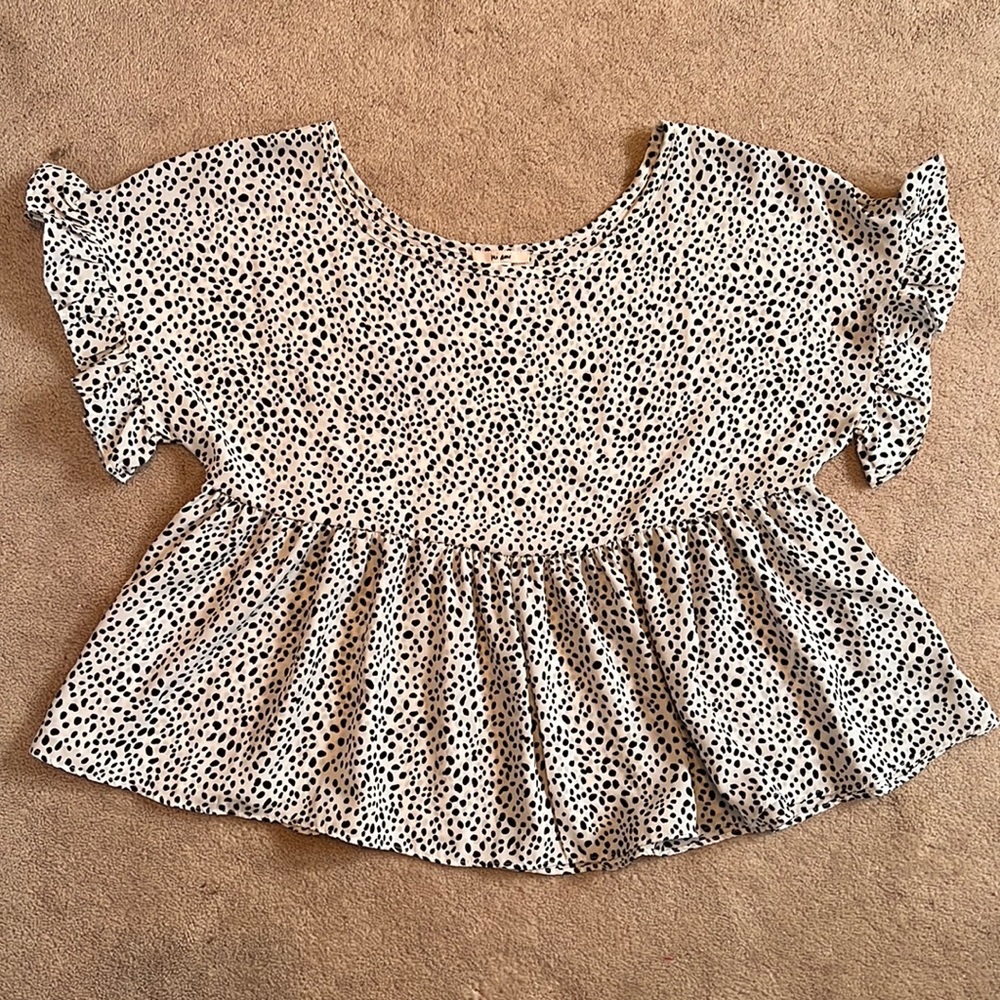 Spotted blouse